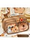 Large and Large Capacity Pencil Case, Makeup Bag Handheld Pencil Case - 3
