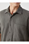 Comfortable Fit Muslin Men's Shirt # S56005Z8 - 3