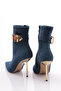 Women's Heeled Boots Dark Denim 911121085 - 3