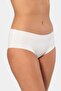 Women's Laser Cut Cotton Hipster Panties 910/White