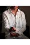 Men's Linen Oversize Long Sleeve Embroidered Seasonal Shirt