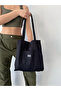 Women's Trend Model Cloth Hand and Shoulder Bag - 4