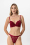 4902 Lace Back Detail Bra Set with Empty Cup