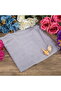 Gift Gray Shawl & Pearl Prayer Beads Gray with Roses - 5