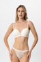 4902 Lace Back Detail Bra Set with Empty Cup - 3