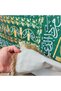 Digital Printed Coffin Cover Green Raschel Fabric (114X240 cm) 880 Gr - 5
