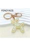 Jelly Bubble Cute Dog Keychain Bag Strap