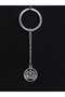 Lotus Flower Figure Meditation and Yoga Themed India Model Steel Keychain - 3
