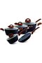 9 Pcs Delight Marble Coated Cookware Set