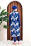 Quick Drying Parachute Fabric Long Jile Model Closed Hijab Swimsuit with Leggings 5688 - 5
