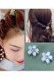2cm Diameter Small Flower Stone Beaded Peg Buckle