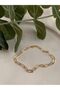 100% Steel Paperclip Chain Bracelet Gold Color