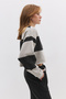 Striped Hooded Crop Sweatshirt - 4