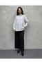 White Striped Poplin Oversize Shirt - 2