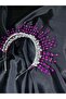 Crystal and Zircon Stone Wedding Engagement Promise Bridal Crown - 6