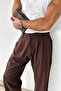 Brown Basic Premium Fabric Trousers - 2