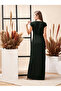 Textured V-Neck Maxi Dress with Centre Belt Detail - 5