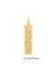 Zircon Stone Necklace with Steel Chain - Luck - 2