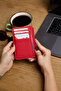 Women S Stylish Wallet Card Holder with Soft Leather Snap Closure and Zipper – Durable and Modern Accessory - 4