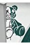 Men's Green White Oversize Little Bear Printed Crew Neck T-Shirt Shorts Set - 4