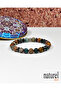 Ocean Jasper Hematite 8mm Natural Stone Unisex Bracelet - 6