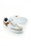 Suede Detailed Thick Sole White Beige Men's Sneakers - 7