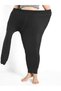 Men's Baddal Large Size Black Thermal Plush Leggings Underwear Fur Fleece Plush Fleece Furry Underwear - 5