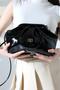 Women's Patent Leather Modern Crossbody Hand and Shoulder Bag