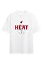 Miami Basketball White Oversize T-Shirt