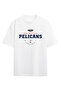 New Orleans Basketball White Oversize T-Shirt