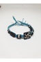 Ethnic Design Macrame Adjustable Bone Men's Bracelet No 1