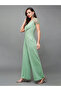 Embellished Ruched Detail Wide Leg Jumpsuit - 6