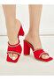 Embellished Crystal Strap High Heel Sandals