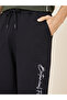 Slogan Embroidery Oversized Shorts - 3