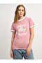 Floral Graphic Print Regular Fit Round Neck T-Shirt - 2