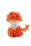 5 Pieces Hand Knitted No Crochet No Needles Puffy 06 Orange 5 Pieces