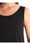Black Maternity U Neck Plain Tank Top (S4) - 3