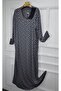 Super Oversize Patterned Dress - 3