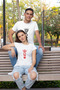 K-Q Printed Lover Set Crew Neck Cotton Oversize Fit T-Shirt (1 Woman + 1 Man) - 3