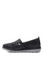 Z110 Women's Genuine Leather Orthopedic Casual Shoes Black - 3