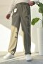 Baggy Green Double Pleated Trousers Flexible Comfortable Fit New Season - 2
