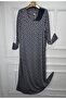 Super Oversize Patterned Dress