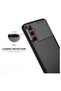 Samsung Galaxy A55 Compatible Silicone Case Carbon Pattern Camera Protection Autofocus Cover - 4