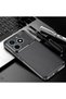 جراب سيليكون متوافق مع Realme C61 مع غطاء حماية للكاميرا بنمط الكربون والتركيز التلقائي - 2