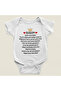 Happy Birthday Dad Written Cotton Soft Unisex Snap Body Bodysuit