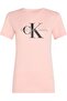 تي شيرت CK نسائي - تي شيرت بقصة ضيقة منقوش عليه حرف Monogram - 3