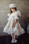Special Design Girls' Vintage Tiara Accessorized Evening Dress