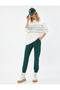 Jogger Sweatpants with Elastic Waistband and Pocket Detail