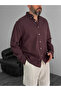 Dark Brown Fresh Fabric Basic Shirt G-5138/12 - 4