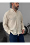 Beige Basic Shirt G-5138 - 6